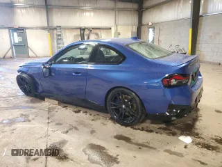 2022 BMW 2 Series M240i xDrive with VIN 3MW53CM02N8C48477, listed as a Copart auction lot 81042554 with 46,686 mi miles and Salvage Title. Bid and sale history available at carsss.com. Image 2.