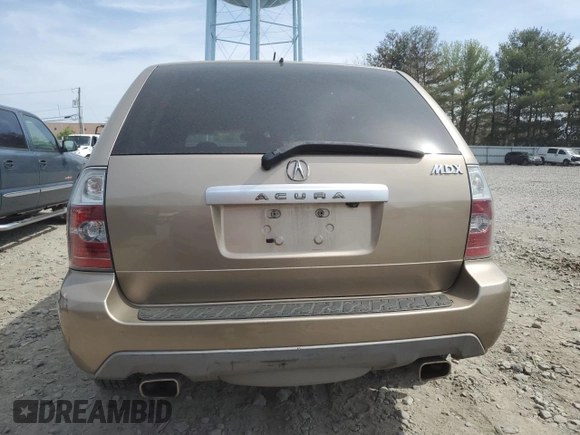 2006 Acura MDX Touring z VIN 2HNYD18876H510562, wystawiony jako Copart lot #52558195 z przebiegiem 205 642 mil mil oraz Szkoda całkowita • Salvage title. Historia ofert i sprzedaży dostępna na DreamBid. Obrazek 6.