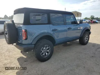 2023 Ford Bronco z VIN 1FMEE5DPXPLA82044, wystawiony jako Copart lot #55742035 z przebiegiem 50 397 mil mil oraz Szkoda całkowita • Salvage title. Historia ofert i sprzedaży dostępna na DreamBid. Obrazek 3.