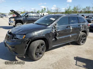 2016 Jeep Grand Cherokee High Altitude z VIN 1C4RJFCG7GC504490, wystawiony jako Copart lot #53254765 z przebiegiem 151 450 mil mil oraz Szkoda całkowita • Salvage title. Historia ofert i sprzedaży dostępna na DreamBid. Obrazek 1.