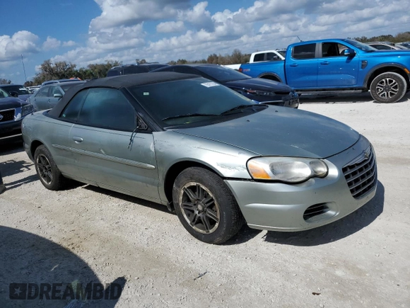 2005 Chrysler Sebring z VIN 1C3EL45R35N625521, wystawiony jako Copart lot #78473704 z przebiegiem Nie podano mil oraz Szkoda całkowita • Salvage title. Historia ofert i sprzedaży dostępna na DreamBid. Obrazek 4.