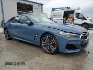 2022 BMW 8 Series 840i with VIN WBAGV4C06NCH19830, listed as a Copart auction lot 51571484 with 31,335 mi miles and Salvage Title. Bid and sale history available at carsss.com. Image 4.