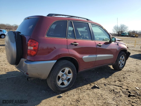 2005 Toyota RAV4 with VIN JTEGD20VX50090271, listed as a Copart auction lot 49438095 with 147,208 mi miles and Salvage Title. Bid and sale history available at carsss.com. Image 3.