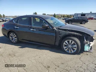 2012 Infiniti M37 with VIN JN1BY1AP5CM330588, listed as a Copart auction lot 70862854 with 112,427 mi miles and Salvage Title. Bid and sale history available at carsss.com. Image 4.