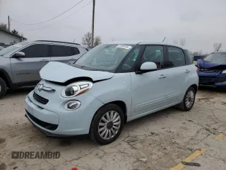 2014 FIAT 500L Easy with VIN ZFBCFABH8EZ020250, listed as a Copart auction lot 81355154 with 173,712 mi miles and Salvage Title. Bid and sale history available at carsss.com. Image 1.