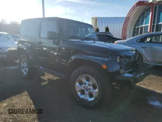 2014 Jeep Wrangler Sahara with VIN 1C4AJWBG9EL102983, listed as a Copart auction lot 84501554 with 120,372 mi miles and Salvage Title. Bid and sale history available at DreamBid. Image 4.