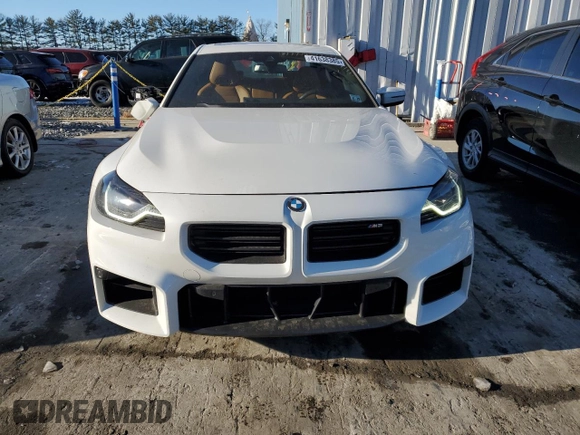 2024 BMW M2 with VIN 3MF13DM05R8E79951, listed as a Copart auction lot 41638385 with 11,018 mi miles and Salvage Title. Bid and sale history available at carsss.com. Image 5.