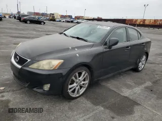 2007 Lexus IS 250 z VIN JTHBK262875048980, wystawiony jako Copart lot #62064125 z przebiegiem 168 589 mil mil oraz Czysty tytuł • Clean title. Historia ofert i sprzedaży dostępna na DreamBid. Obrazek 1.