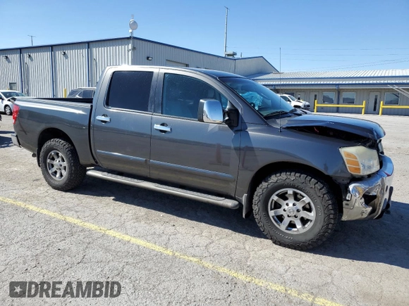 2005 Nissan Titan LE with VIN 1N6AA07B65N512975, listed as a Copart auction lot 47656065 with 259,991 mi miles and Salvage Title. Bid and sale history available at carsss.com. Image 4.