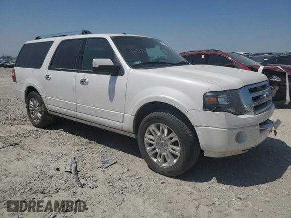 2014 Ford Expedition Max Limited z VIN 1FMJK2A54EEF00706, wystawiony jako Copart lot #87456134 z przebiegiem 143 382 mil mil oraz Szkoda całkowita • Salvage title. Historia ofert i sprzedaży dostępna na DreamBid. Obrazek 4.