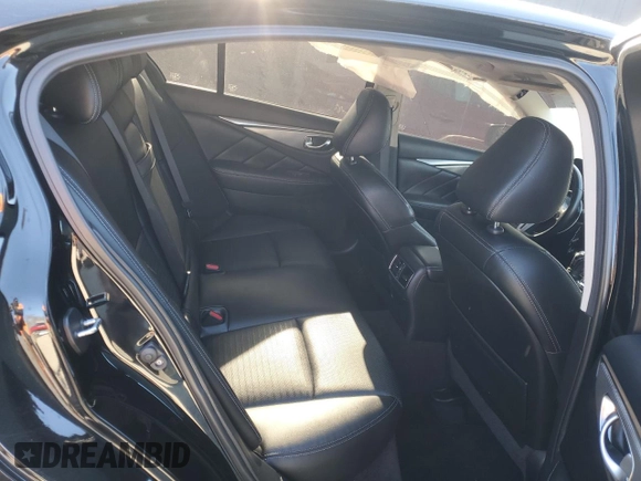 2018 Infiniti Q50 3.0t LUXE with VIN JN1EV7AR6JM440783, listed as a Copart auction lot 46098645 with 60,221 mi miles and Salvage Title. Bid and sale history available at carsss.com. Image 10.
