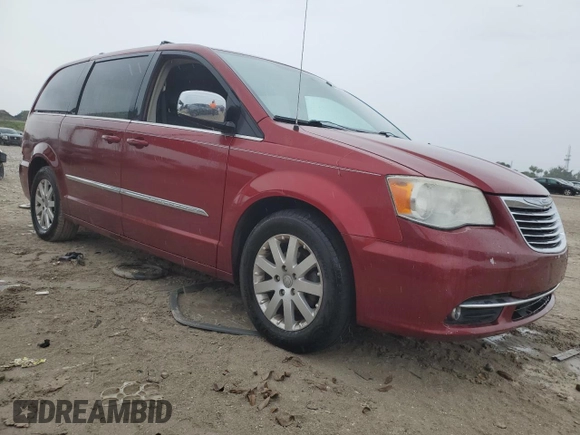 2011 Chrysler Town & Country Touring L with VIN 2A4RR8DG4BR712520, listed as a Copart auction lot 46506355 with 155,855 mi miles and Clean Title. Bid and sale history available at carsss.com. Image 4.