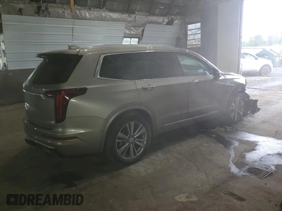 2023 Cadillac XT6 AWD Premium Luxury with VIN 1GYKPDRS7PZ193313, listed as a Copart auction lot 65376924 with 17,848 mi miles and Salvage Title. Bid and sale history available at carsss.com. Image 3.