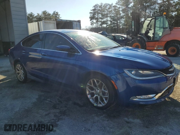 2016 Chrysler 200 C with VIN 1C3CCCEG3GN110490, listed as a Copart auction lot 45888225 with 109,790 mi miles and Clean Title. Bid and sale history available at carsss.com. Image 4.