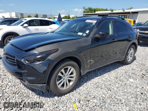 2016 Infiniti QX70 with VIN JN8CS1MWXGM400456, listed as a Copart auction lot 61276945 with 87,040 mi miles and Clean title. Bid and sale history available at DreamBid. Image 1.