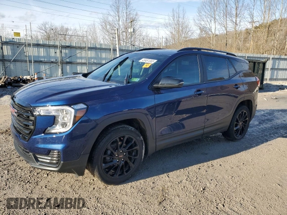 2023 GMC Terrain SLE with VIN 3GKALTEG4PL110618, listed as a Copart auction lot 45461365 with 73,107 mi miles and Salvage Title. Bid and sale history available at DreamBid. Image 1.