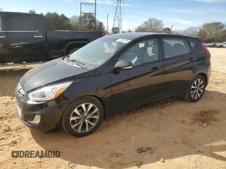 2015 Hyundai Accent Sport with VIN KMHCU5AE9FU233087, listed as a Copart auction lot 43356795 with 107,140 mi miles and Clean Title. Bid and sale history available at carsss.com. Image 1.
