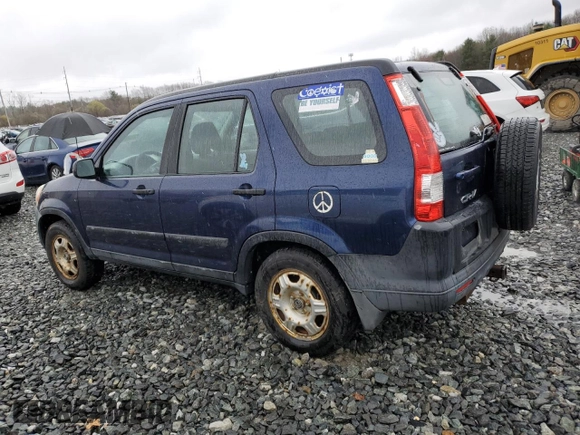 2005 Honda CR-V LX with VIN SHSRD78505U306296, listed as a Copart auction lot 52090095 with 253,896 mi miles and Clean Title. Bid and sale history available at carsss.com. Image 2.
