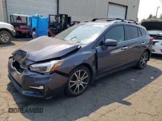 2017 Subaru Impreza Limited with VIN 4S3GTAU61H3743738, listed as a Copart auction lot 66089694 with 0 mi miles and Salvage Title. Bid and sale history available at carsss.com. Image 1.