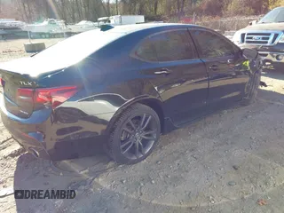 2018 Acura TLX w/A-SPEC Pkg with VIN 19UUB3F60JA004295, listed as a IAAI auction lot 40900343 with 48,264 mi miles. Bid and sale history available at carsss.com. Image 4.