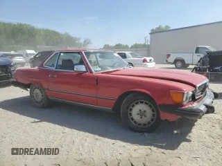 1988 Mercedes-Benz 560 Series 560SL with VIN WDBBA48D5JA091300, listed as a Copart auction lot 53712135 with 77,692 mi miles and Clean Title. Bid and sale history available at carsss.com. Image 4.