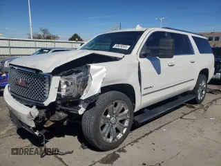 2016 GMC Yukon XL Denali with VIN 1GKS2HKJXGR354934, listed as a Copart auction lot 50628345 with 128,337 mi miles and Salvage Title. Bid and sale history available at carsss.com. Image 1.