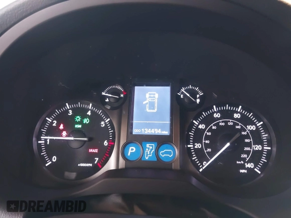 2014 Lexus GX 460 with VIN JTJBM7FX8E5066197, listed as a IAAI auction lot 41969413 with 134,494 mi miles and . Bid and sale history available at DreamBid. Image 7.