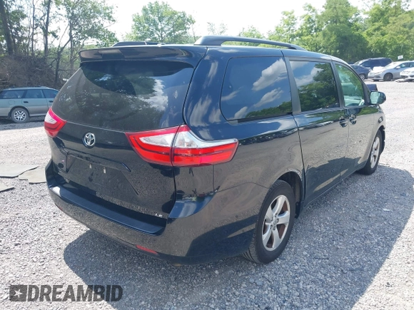 2017 Toyota Sienna LE Auto Access Seat with VIN 5TDKZ3DC6HS835498, listed as a IAAI auction lot 42562601 with Not provided miles and . Bid and sale history available at DreamBid. Image 4.