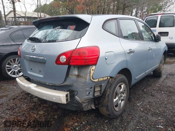 2013 Nissan Rogue SL with VIN JN8AS5MT7DW020799, listed as a IAAI auction lot 41533408 with 120,006 mi miles. Bid and sale history available at carsss.com. Image 4.