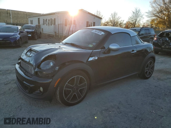 2013 MINI Coupe S z VIN WMWSX3C53DT466665, wystawiony jako Copart lot #79497824 z przebiegiem 94 767 mil mil oraz Szkoda całkowita • Salvage title. Historia ofert i sprzedaży dostępna na DreamBid. Obrazek 1.