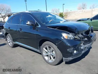 2012 Lexus RX 350 with VIN 2T2ZK1BA4CC065873, listed as a IAAI auction lot 41589567 with 220,465 mi miles. Bid and sale history available at carsss.com. Image 1.