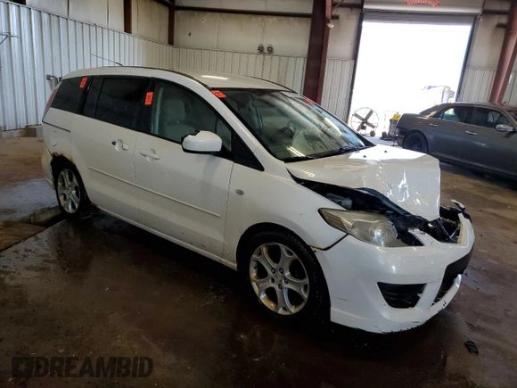 2009 Mazda 5 Sport with VIN JM1CR293890342935, listed as a Copart auction lot 61555035 with Not provided miles and Clean title. Bid and sale history available at DreamBid. Image 4.