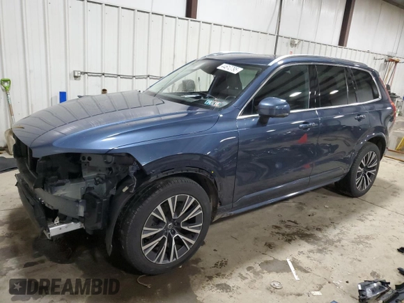 2022 Volvo XC90 Momentum with VIN YV4A221K2N1777983, listed as a Copart auction lot 44612795 with 27,763 mi miles and Salvage title. Bid and sale history available at DreamBid. Image 1.