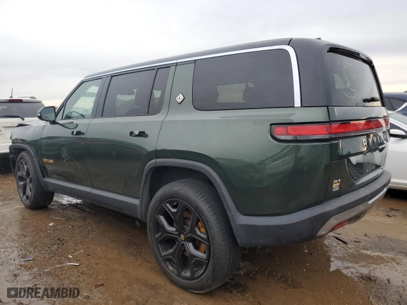 2022 Rivian R1S Launch Edition with VIN 7PDSGABLXNN002875, listed as a Copart auction lot 46298585 with 0 mi miles and Salvage Title. Bid and sale history available at carsss.com. Image 2.