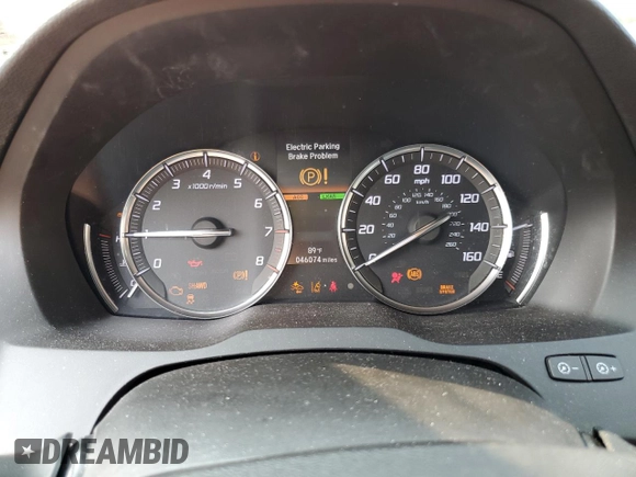 2020 Acura MDX Technology with VIN 5J8YD4H53LL027230, listed as a Copart auction lot 59229895 with 46,074 mi miles and Salvage title. Bid and sale history available at DreamBid. Image 9.