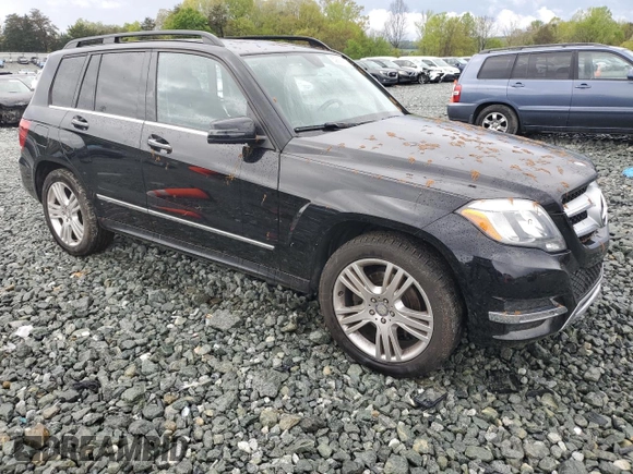 2015 Mercedes-Benz GLK with VIN WDCGG5HB4FG346592, listed as a Copart auction lot 52861185 with 107,369 mi miles and Salvage Title. Bid and sale history available at carsss.com. Image 4.