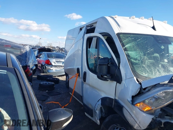 2024 Ram ProMaster Cargo with VIN 3C6MRVHG9RE116749, listed as a IAAI auction lot 41496850 with 53,378 mi miles. Bid and sale history available at carsss.com. Image 13.