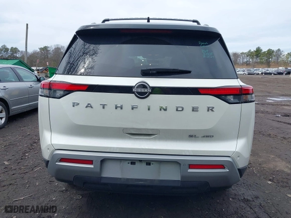 2024 Nissan Pathfinder SL with VIN 5N1DR3CC7RC285530, listed as a IAAI auction lot 41960905 with 9,243 mi miles. Bid and sale history available at carsss.com. Image 16.