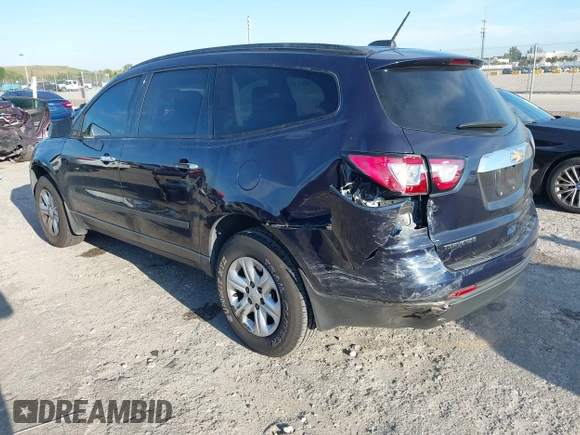 2017 Chevrolet Traverse LS with VIN 1GNKRFKD4HJ184275, listed as a IAAI auction lot 41893941 with 77,684 mi miles and . Bid and sale history available at DreamBid. Image 3.