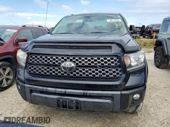 2019 Toyota Tundra 2WD SR with VIN 5TFRY5F19KX250232, listed as a Copart auction lot 73811934 with 51,011 mi miles and Non Repairable. Bid and sale history available at carsss.com. Image 5.