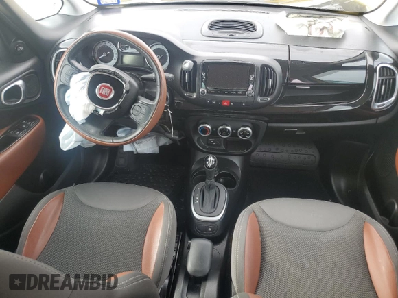2014 FIAT 500L Trekking with VIN ZFBCFADH3EZ004146, listed as a Copart auction lot 86644234 with Not Provided miles and Salvage Title. Bid and sale history available at DreamBid. Image 8.
