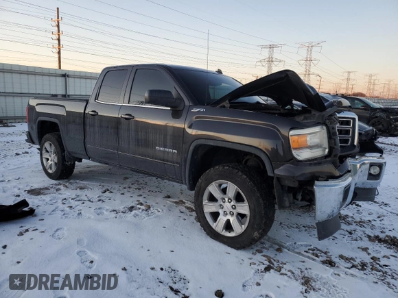 2014 GMC Sierra 1500 SLE with VIN 1GTR1UEH9EZ358677, listed as a Copart auction lot 88238555 with 163,815 mi miles and Salvage Title. Bid and sale history available at carsss.com. Image 4.