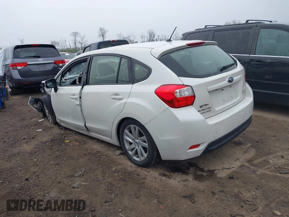 2016 Subaru Impreza Premium with VIN JF1GPAB65G8273227, listed as a IAAI auction lot 41999600 with Not provided miles and . Bid and sale history available at DreamBid. Image 3.