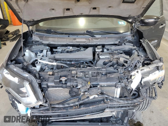 2017 Nissan Rogue SV with VIN KNMAT2MV5HP612016, listed as a Copart auction lot 55304695 with 98,826 mi miles and Salvage title. Bid and sale history available at DreamBid. Image 12.