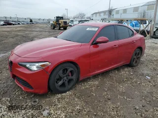 2017 Alfa Romeo Giulia with VIN ZARFAEDNXH7533735, listed as a Copart auction lot 49292255 with 35,258 mi miles and Non Repairable. Bid and sale history available at carsss.com. Image 1.