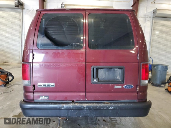 2009 Ford Econoline Cargo Commercial with VIN 1FTSS34L89DA15246, listed as a Copart auction lot 64803214 with 149,766 mi miles and Salvage Title. Bid and sale history available at carsss.com. Image 6.