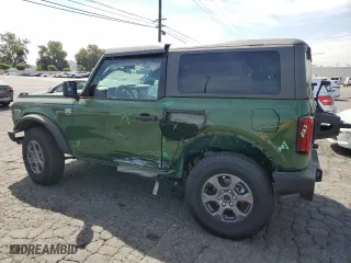 2024 Ford Bronco Big Bend with VIN 1FMDE7AH4RLA24311, listed as a Copart auction lot 65814324 with 1,939 mi miles and Salvage Title. Bid and sale history available at carsss.com. Image 2.