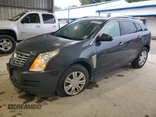 2016 Cadillac SRX Luxury Collection with VIN 3GYFNBE34GS526770, listed as a Copart auction lot 64144615 with 147,368 mi miles and Salvage title. Bid and sale history available at DreamBid. Image 1.