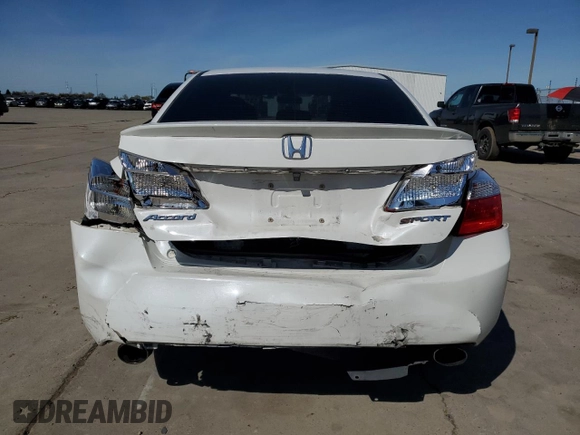 2015 Honda Accord Sport with VIN 1HGCR2F57FA067488, listed as a Copart auction lot 49556055 with 274,063 mi miles and Salvage Title. Bid and sale history available at DreamBid. Image 6.