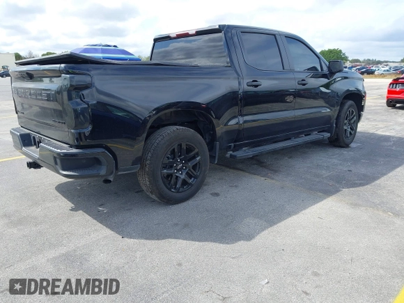 2024 Chevrolet Silverado 1500 Custom with VIN 1GCPABEK3RZ180911, listed as a IAAI auction lot 41637507 with 20,757 mi miles and . Bid and sale history available at DreamBid. Image 4.
